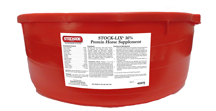 STOCKADE® Stock-Lix® 16% NP Horse Poured
