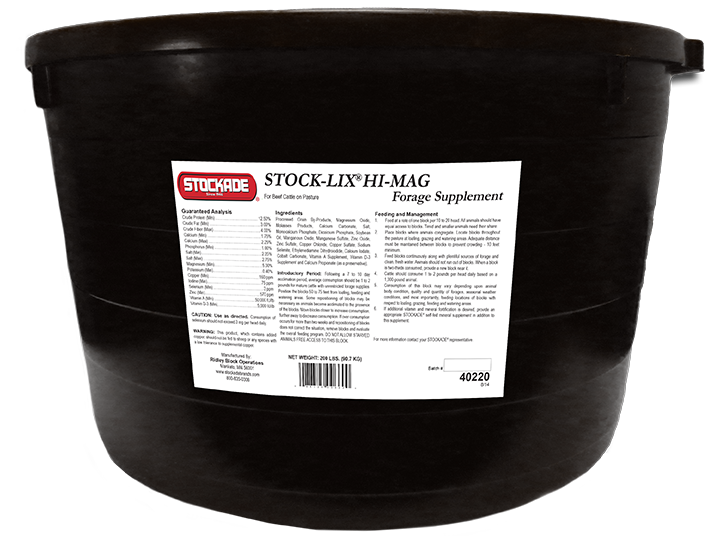 Stock-Lix® Hi Mag Poured