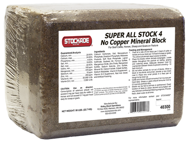 All Stock 4 No Copper Mineral Pressed