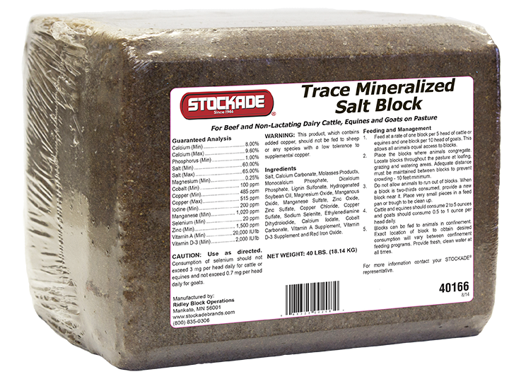 Trace Mineral Salt Pressed